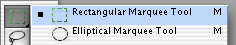 marquee tool options