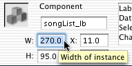 define a few properties for the component