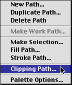 path options menu